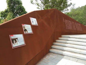 青州耐候钢挡土墙